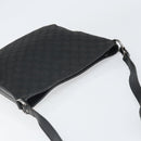 GUCCI GG Canvas Shoulder Bag Black Silver 113013 Auth 170306-6
