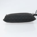 GUCCI GG Canvas Shoulder Bag Black Silver 113013 Auth 170306-9