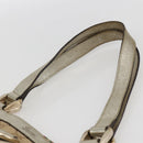 GUCCI GG Canvas Tote Bag Beige Gold 141472 Auth 170307-8