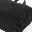 PRADA Hand Bag Nylon Black Silver Auth 170309-9