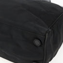 PRADA Hand Bag Nylon Black Silver Auth 170309-15