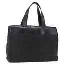 PRADA Hand Bag Nylon Black Silver Auth 170309-1