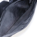 PRADA Hand Bag Nylon Black Silver Auth 170309-22
