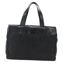 PRADA Hand Bag Nylon Black Silver Auth 170309-13