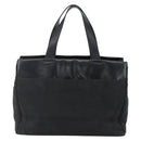 PRADA Hand Bag Nylon Black Silver Auth 170309-2