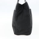 PRADA Hand Bag Nylon Black Silver Auth 170309-3