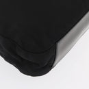 PRADA Shoulder Bag Nylon Black Silver Auth 170310-14