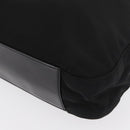 PRADA Shoulder Bag Nylon Black Silver Auth 170310-15
