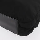 PRADA Shoulder Bag Nylon Black Silver Auth 170310-17