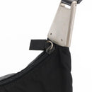 PRADA Shoulder Bag Nylon Black Silver Auth 170310-9