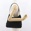 PRADA Shoulder Bag Nylon Black Silver Auth 170310-23