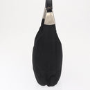 PRADA Shoulder Bag Nylon Black Silver Auth 170310-3