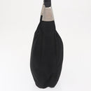 PRADA Shoulder Bag Nylon Black Silver Auth 170310-4