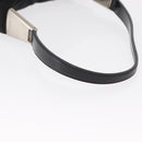 PRADA Shoulder Bag Nylon Black Silver Auth 170310-7