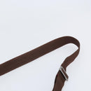 GUCCI Guccissima Shoulder Bag Canvas Brown Silver 257301 Auth 170311-8