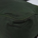 PRADA Schoudertas Nylon Groen Zilver Auth 170312-16