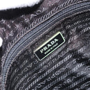 PRADA Schoudertas Nylon Groen Zilver Auth 170312-21