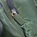 PRADA Schoudertas Nylon Groen Zilver Auth 170312-26