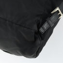 PRADA Backpack Nylon Black Silver Auth 170313-17
