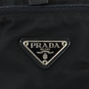 PRADA Backpack Nylon Black Silver Auth 170313-19
