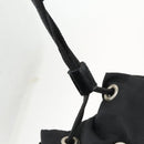 PRADA Backpack Nylon Black Silver Auth 170313-20