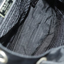 PRADA Backpack Nylon Black Silver Auth 170313-10