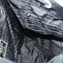 PRADA Backpack Nylon Black Silver Auth 170313-22