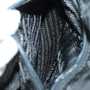 PRADA Backpack Nylon Black Silver Auth 170313-26