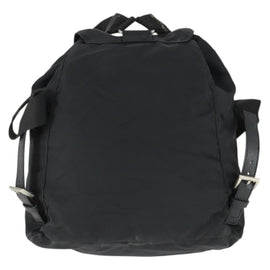 PRADA Backpack Nylon Black Silver Auth 170313 - 0