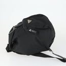 PRADA Backpack Nylon Black Silver Auth 170313-4