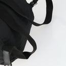 PRADA Backpack Nylon Black Silver Auth 170313-7