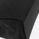 GUCCI GG Canvas Bamboo Tote Bag Nylon Black Silver 002 1010 Auth 170314-10