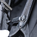 GUCCI GG Canvas Bamboo Tote Bag Nylon Black Silver 002 1010 Auth 170314-21