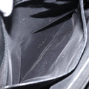 GUCCI Bamboo Tote Bag Nylon Black Silver 002 1010 Auth 170315-21