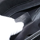 GUCCI Bamboo Tote Bag Nylon Black Silver 002 1010 Auth 170315-12