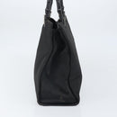 GUCCI Bamboo Tote Bag Nylon Black Silver 002 1010 Auth 170315-3
