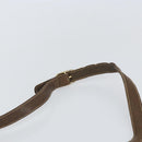 GUCCI GG Supreme Web Sherry Line Shoulder Bag PVC Beige Red Auth 170320-8