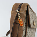 GUCCI GG Plus Supreme Shoulder Bag PVC Beige Gold Auth 170322-15