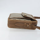 GUCCI GG Plus Supreme Shoulder Bag PVC Beige Gold Auth 170322-4