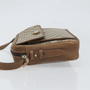 GUCCI GG Plus Supreme Shoulder Bag PVC Beige Gold Auth 170322-5