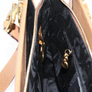 Salvatore Ferragamo Shoulder Bag Leather Brown Gold Auth 170324-20