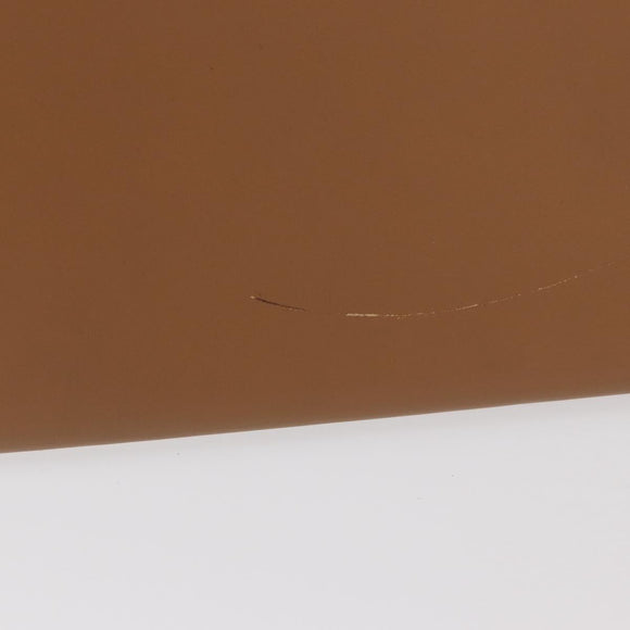 Salvatore Ferragamo Shoulder Bag Leather Brown Gold Auth 170324