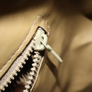 CELINE Macadam Canvas Boston Bag PVC Leather Brown Gold Auth 170328-22