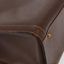 GUCCI Bamboo Tote Bag Leather Brown Gold 002 2865 0260 Auth 170330-12