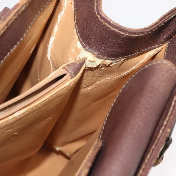 GUCCI Bamboo Tote Bag Leather Brown Gold 002 2865 0260 Auth 170330