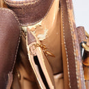 GUCCI Bamboo Tote Bag Leather Brown Gold 002 2865 0260 Auth 170330-21