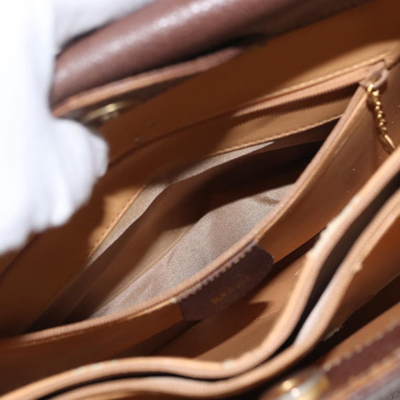 GUCCI Bamboo Tote Bag Leather Brown Gold 002 2865 0260 Auth 170330