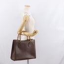 GUCCI Bamboo Tote Bag Leather Brown Gold 002 2865 0260 Auth 170330-25