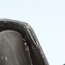 GUCCI Hand Bag Patent leather 2way Brown Silver 000 1013 0504 Auth 170344-16