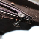 GUCCI Hand Bag Patent leather 2way Brown Silver 000 1013 0504 Auth 170344-21